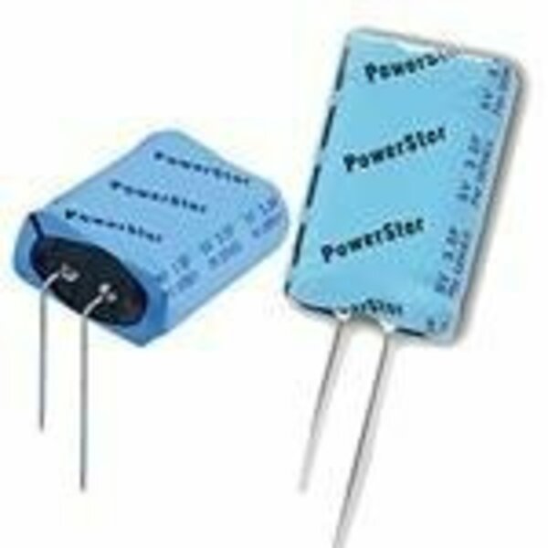 Powerstor Electric Double Layer Capacitor, 5V, 80% +Tol, 20% -Tol, 1000000Uf, Through Hole Mount, 6835 PM-5R0H105-R